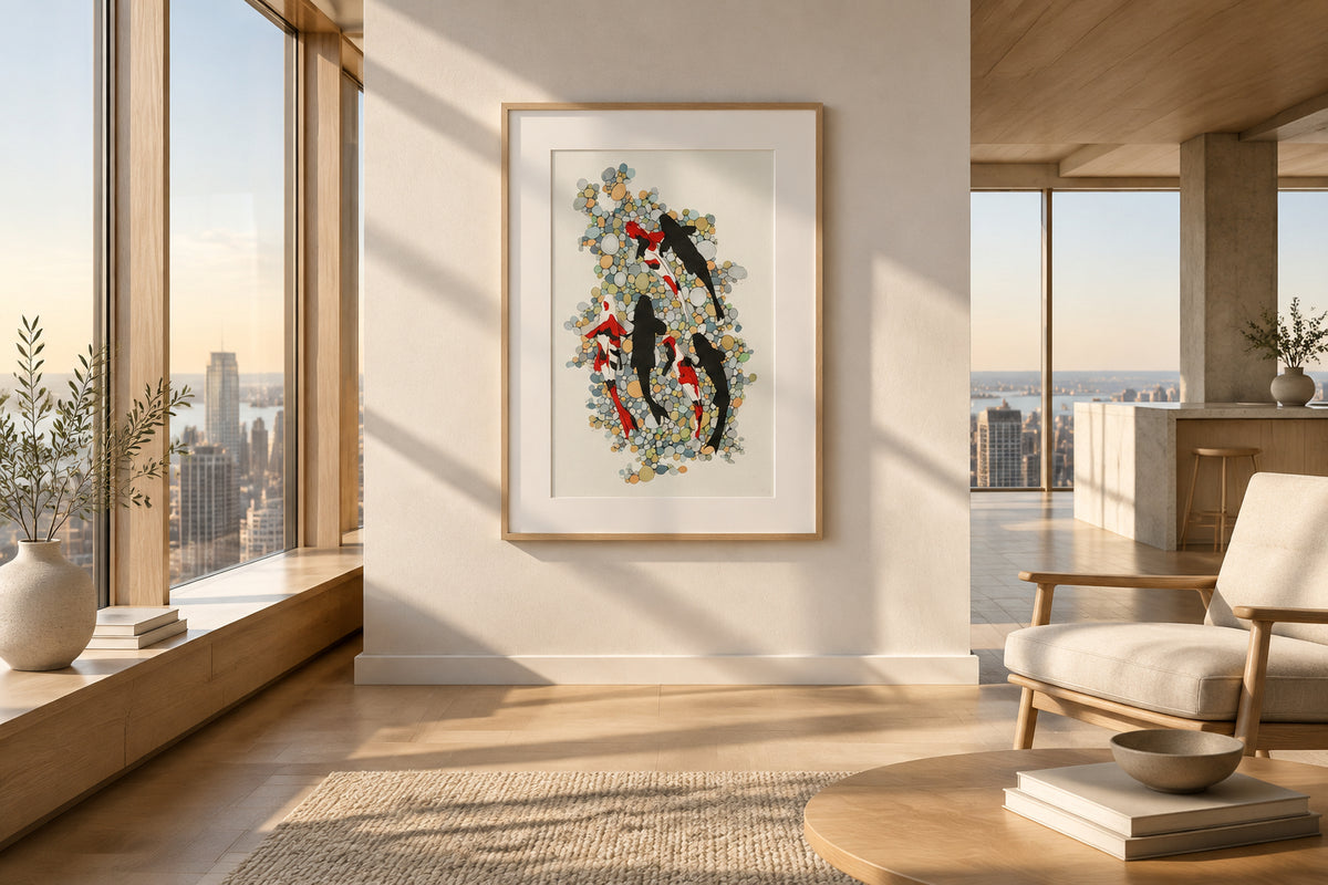 Three Koi Fine Art Print